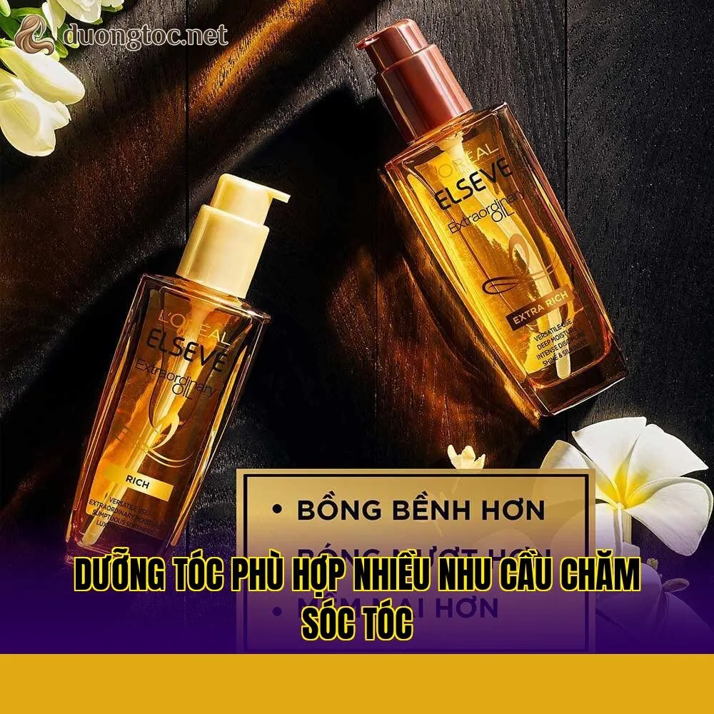 Dưỡng tóc phù hợp nhiều nhu cầu chăm sóc tóc