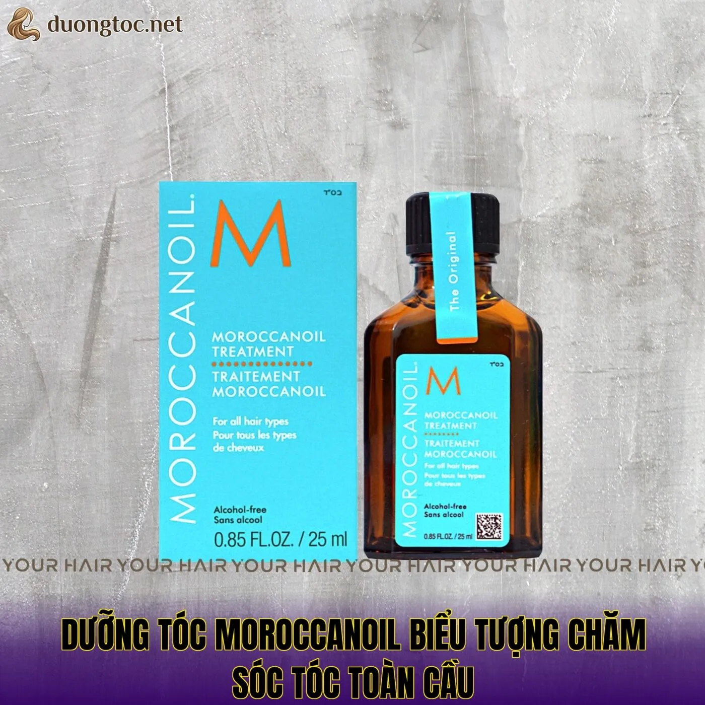 Dưỡng tóc Moroccanoil biểu tượng chăm sóc tóc toàn cầu