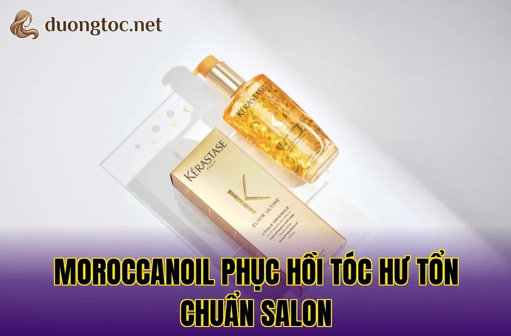 Moroccanoil phục hồi tóc hư tổn chuẩn salon