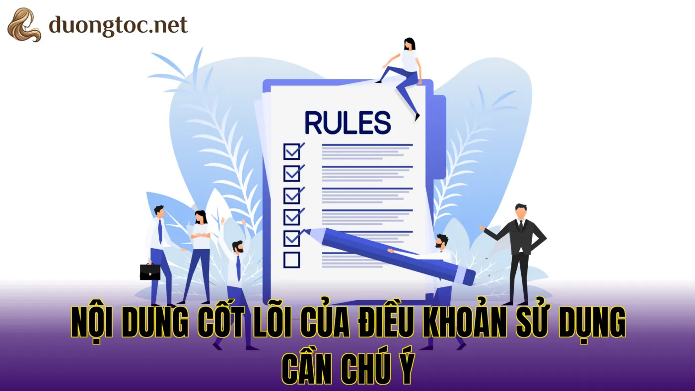 Nội dung cốt lõi của điều khoản sử dụng cần chú ý