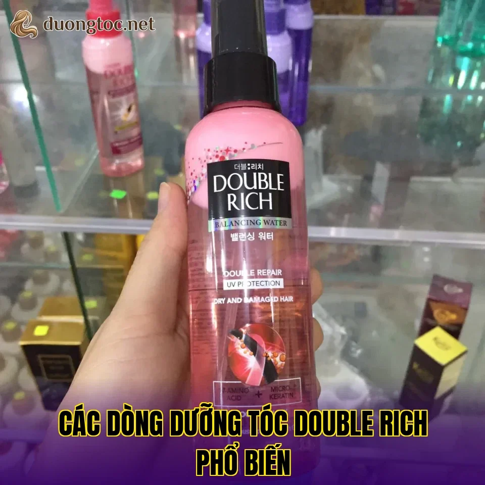 Các dòng dưỡng tóc Double Rich phổ biến