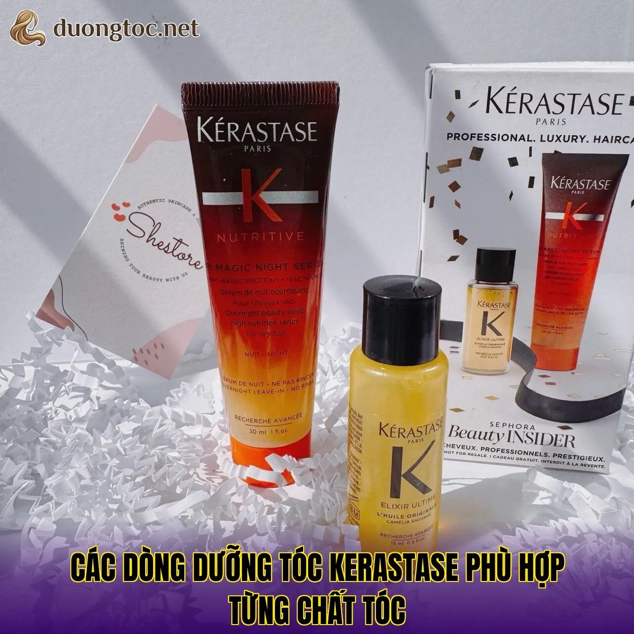 Các dòng dưỡng tóc Kerastase phù hợp từng chất tóc