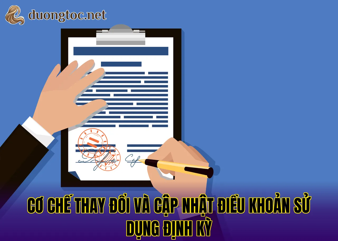 Cơ chế thay đổi và cập nhật điều khoản sử dụng định kỳ
