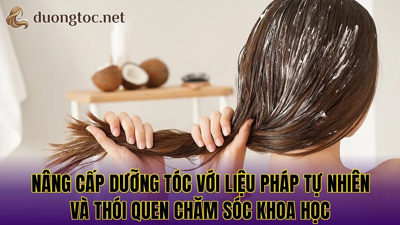 Nâng cấp dưỡng tóc với liệu pháp tự nhiên và thói quen chăm sóc khoa học
