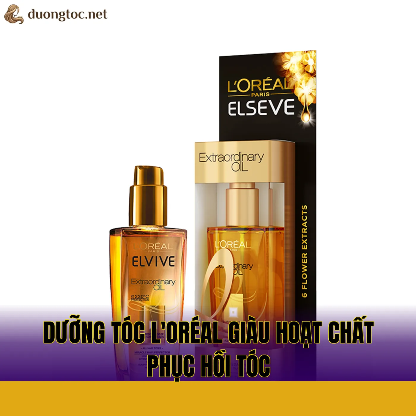 Dưỡng tóc L'Oréal giàu hoạt chất phục hồi tóc