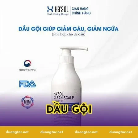 Dầu gội Ha Sol giảm rụng tóc chăm sóc da đầu hiệu quả