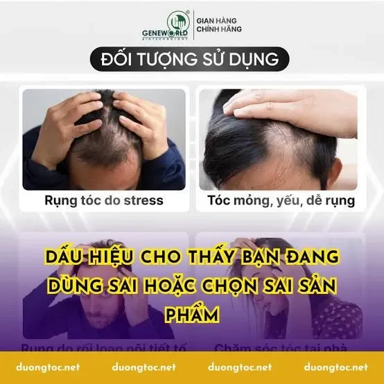 Dấu hiệu cho thấy bạn đang dùng sai hoặc chọn sai sản phẩm