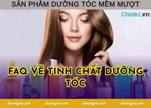 FAQ về tinh chất dưỡng tóc
