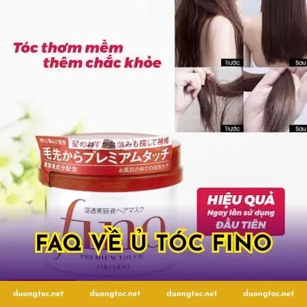FAQ về ủ tóc Fino
