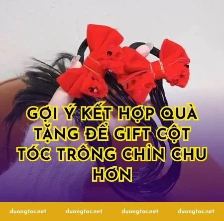 Gợi ý kết hợp quà tặng để gift cột tóc trông chỉn chu hơn