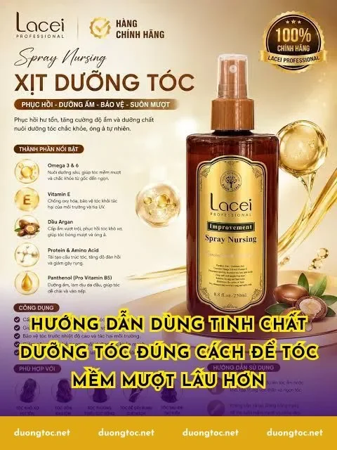 Hướng dẫn dùng tinh chất dưỡng tóc đúng cách để tóc mềm mượt lâu hơn