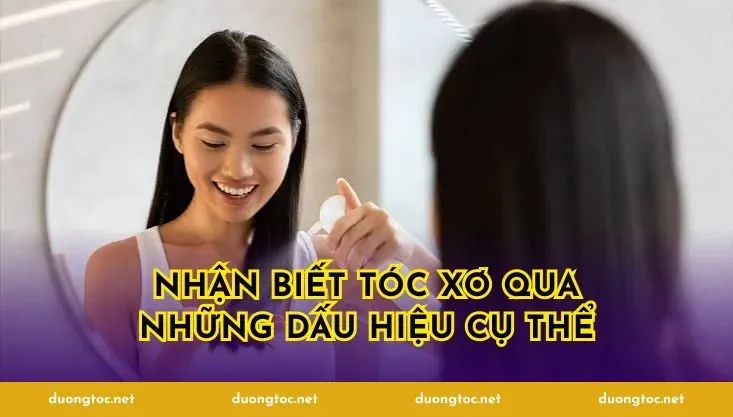 Nhận biết tóc xơ qua những dấu hiệu cụ thể