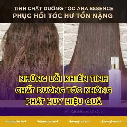 Những lỗi khiến tinh chất dưỡng tóc không phát huy hiệu quả